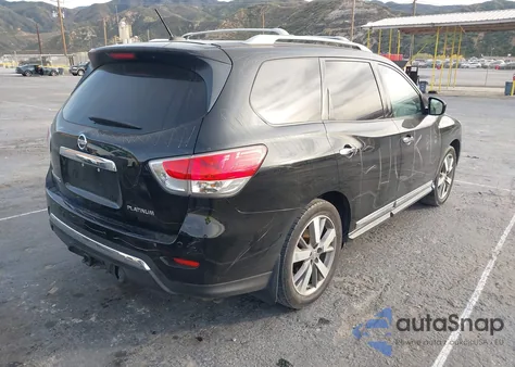 2014 Nissan Pathfinder Platinum из США, поврежденный, VIN 5N1AR2MN3EC666265